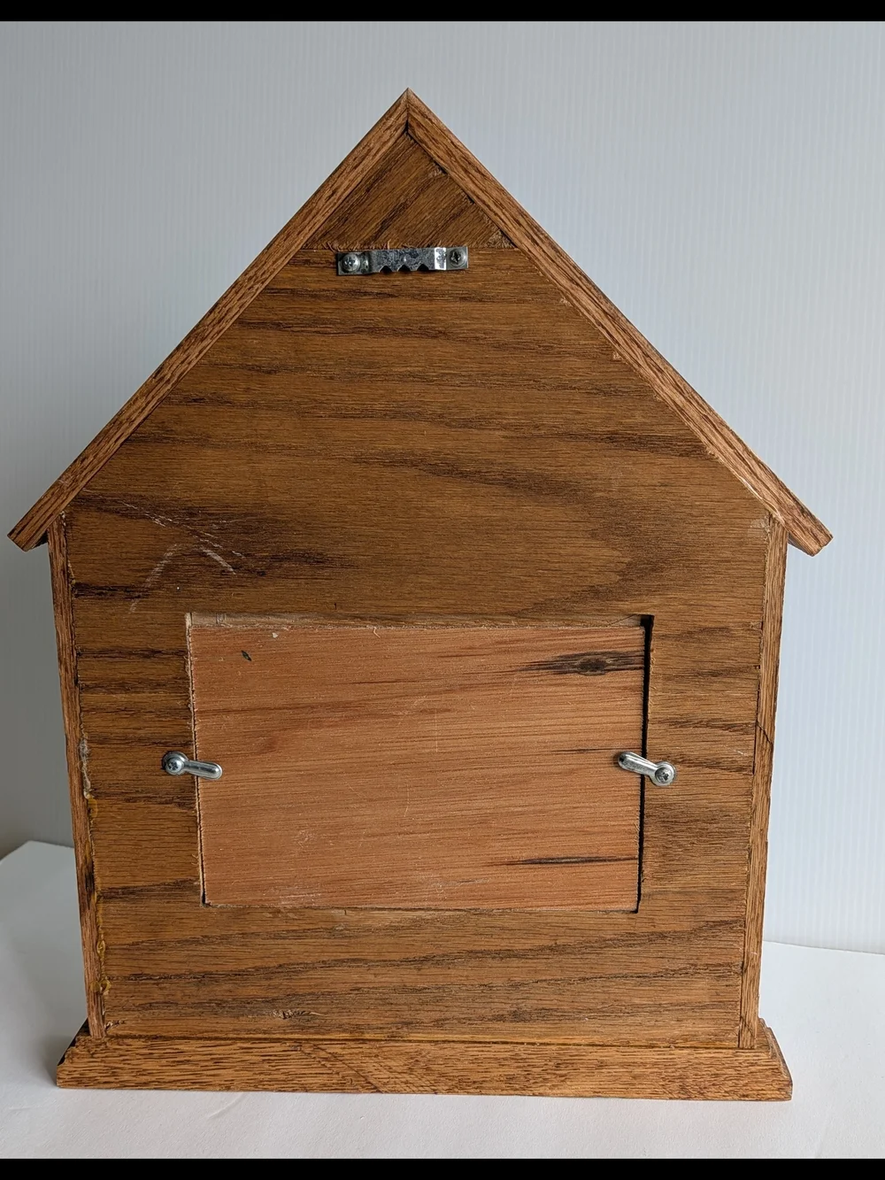 Vintage House Shaped Wooden Picture Frame Wall Decor